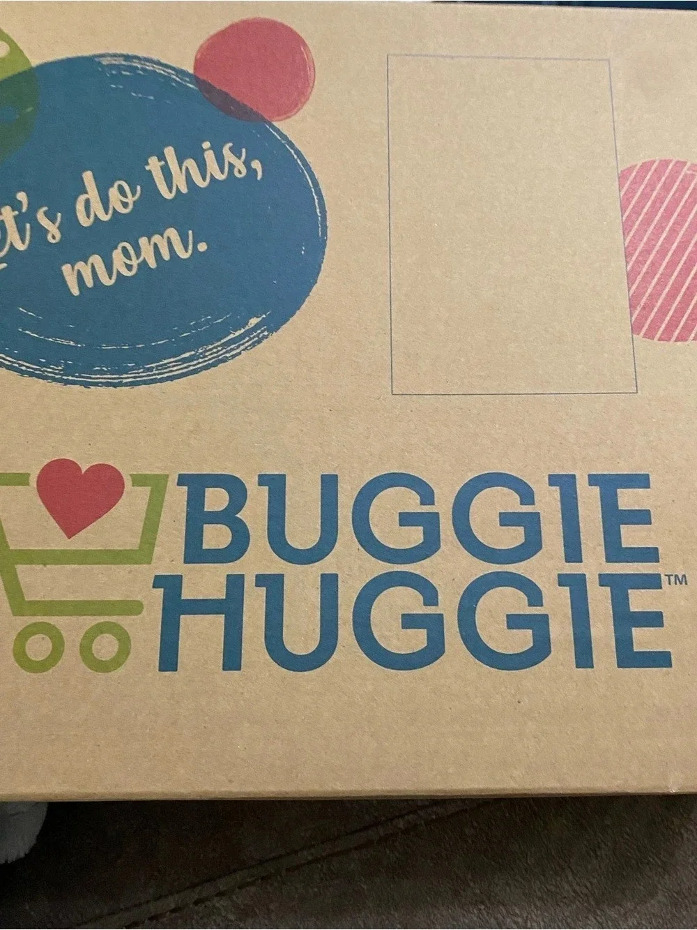 Buggie Huggie Shopping Cart Tray with Phone Holder NWT